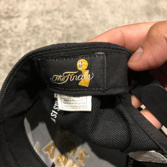 2017 Adidas Golden State Warriors NBA Finals Black Snapback Hat Cap Basketball - Picture 8 of 8